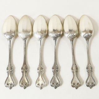 6 Towle Sterling Silver.  925 Old Colonial Spoons,  1895 - 153.  57 grams 3