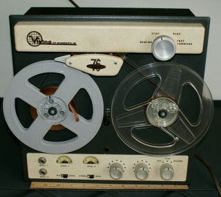 Vintage Viking Of Minneapolis Compact 76 Reel To Reel Tape Deck For Parts/repair