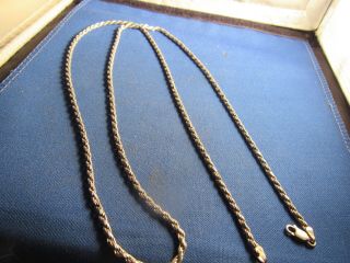 Vintage Sterling Silver 21 Grams Heavy Well Made 30 " Chain Necklace