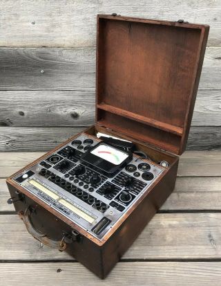 Rare Vintage Precision Apparatus Electronamic Tube And Set Tester Series 920