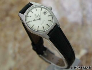 Omega Geneve Swiss Made Stainless St Lady Auto 25mm Cal 684 Vintage Watch JE84 3