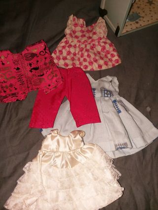 Vintage 1950s Ginny Vogue Dolls & Trunk W/ Clothes 7