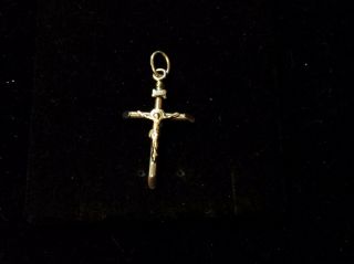 Vintage 14k Yellow Gold Crucifix/cross Pendent