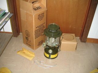 Coleman Vintage US Military Gas Lantern 1963,  Never Fired 8