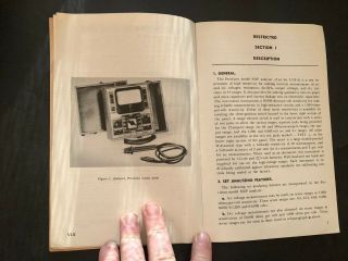 1944 U.  S.  Army WWII TM 11 - 2532 Test Set I - 153 - A Analyzer Model 856P 3