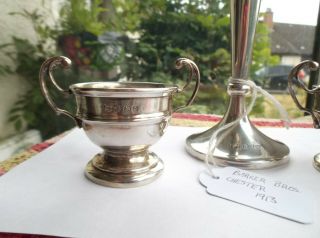 ANTIQUE,  1913,  SOLID SILVER ITEMS.  160 GMS. 3
