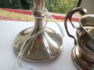 ANTIQUE,  1913,  SOLID SILVER ITEMS.  160 GMS. 4