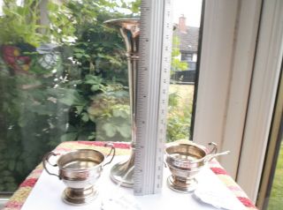 ANTIQUE,  1913,  SOLID SILVER ITEMS.  160 GMS. 5