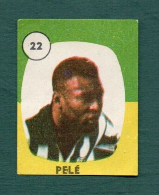 Pele 1968 Santos & Brazil - Mega Rare Brazilian Issue Torneio Do Brasil