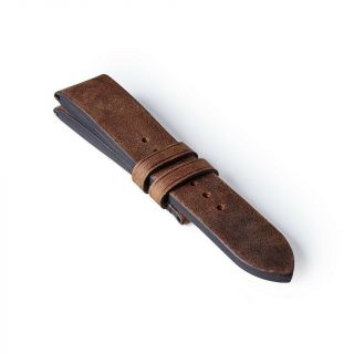 Bremont Vintage Brown Leather Strap 22mm,  Stainless Steel Pin Buckle Rrp £255