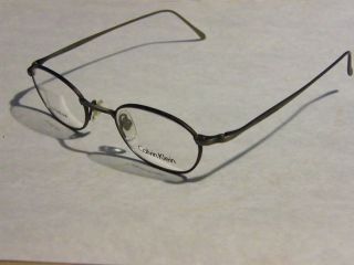 Vintage Calvin Klein 501 Titanium Eyeglasses Tortoise Frame Size: 45 - 21 - 140