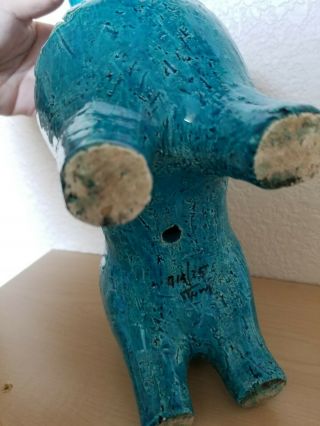 Vintage BITOSSI Rimini Blue Aldo Londi Horse Figurine 5