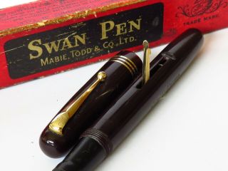 Vintage Mabie Todd SWAN No 3250 Fountain Pen 3