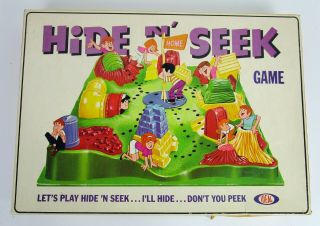 1967 Vintage Hide N’ Seek Game By Ideal Complete