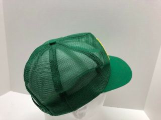 Vintage John Deere Patch Green All Mesh Snapback Trucker Hat USA K - Products 6