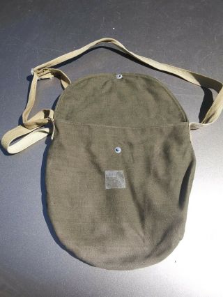 World War Ii Ww2 Us Military? Narrow Multiple Heringbone Cloth Bag.  Unmarked.