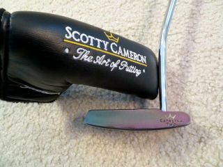 Rare Scotty Cameron Catalina Two " The Art Of Putting " Putter - 35 " - Rh