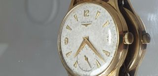 Vintage LONGINES Clasic mechanical watch,  Calibr.  30L Men ' s 9ct solid gold 3