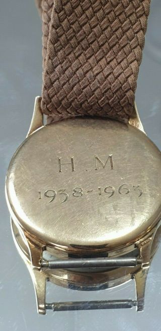 Vintage LONGINES Clasic mechanical watch,  Calibr.  30L Men ' s 9ct solid gold 4