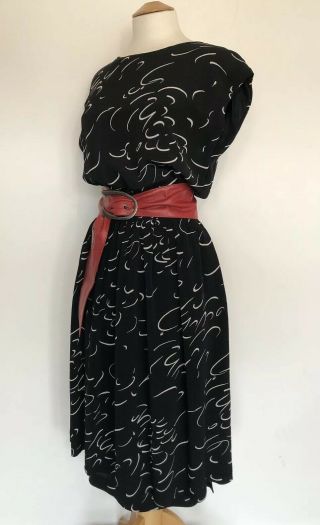 Vintage Christian Dior Dress Circa 1950’s 1960’s Approx Size 10/12
