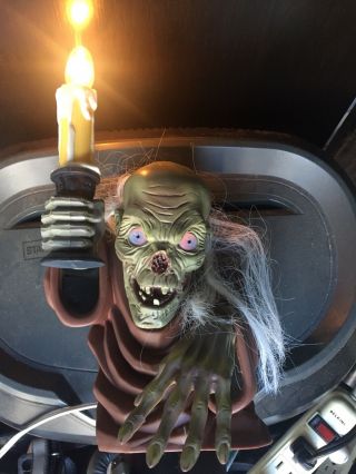 Vintage 1996 Crypt Keeper Candelabra Tales From The Crypt Halloween W Box 5