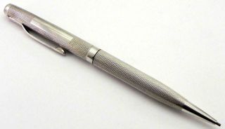 Vintage Solid Silver Propelling Pencil,  Birmingham 1966,  By Crisford & Norris.