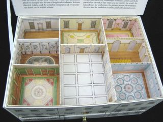 Vtg Harewood House 3D Card Box Postcards Storage Architect Robert Adam Yorkshire 4