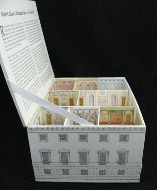 Vtg Harewood House 3D Card Box Postcards Storage Architect Robert Adam Yorkshire 7