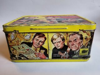 1966 The Man From U.  N.  C.  L.  E.  Vintage Metal Lunch Box and Thermos Spy UNCLE 1960s 7