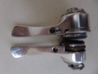 Vintage 80 ' s Campagnolo C Record 8 Speed Curved Shifters 4 your Vintage Ride 3