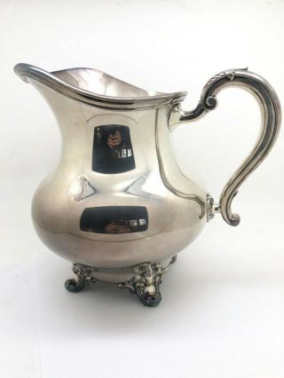 Reed & Barton Regent Silverplate Water Pitcher 7