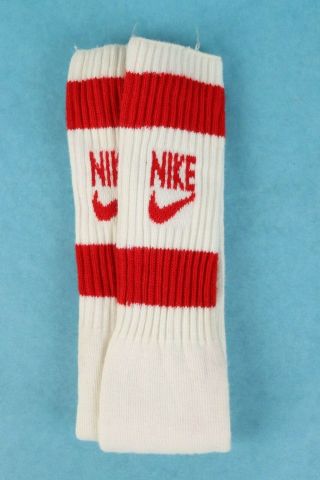Vintage 80s Nike Tube Socks Athletic Jordan Usa Mens Size 10 - 13