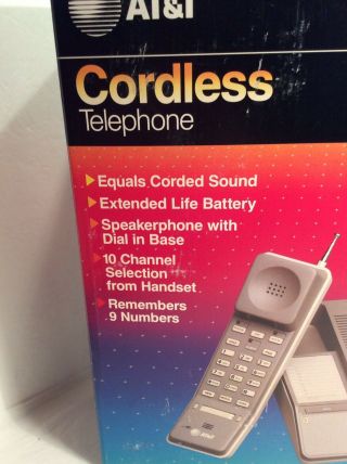 Vintage AT&T 5500 Cordless Telephone 2
