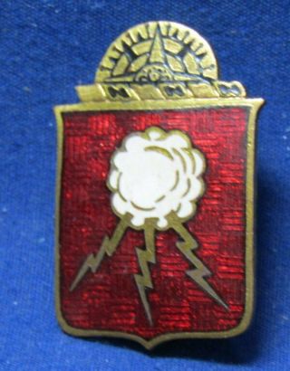 Wwii 1st Field Artillery Observation Battalion Di Unit Pin By Meyer Pin Back