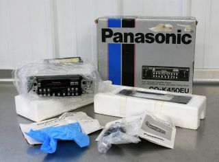 Vintage Panasonic Car Stereo Cq - K450eu Auto Reverse Cassette Player Fm/am