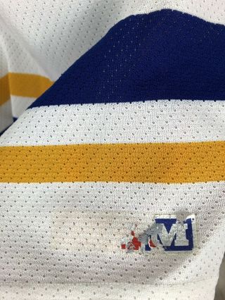 Vtg Buffalo Sabres CCM Maska Hockey Jersey Mens XL BLANK Made In USA 6