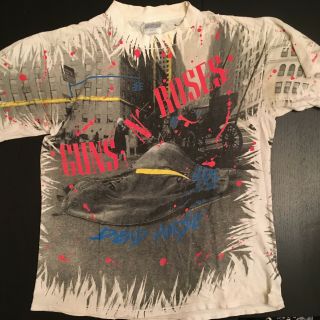 Guns N Roses G&r Dead Horse Vintage Concert T - Shirt Size L 1990 