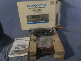 Nos Vtg 1990s Pioneer Tuner Car Cassette Tape Deck Radio Keh - 1311 Retro