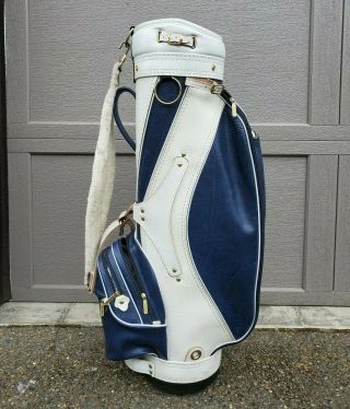 Macgregor Vintage Tour Golf Bag Blue And White