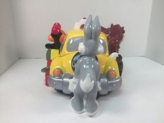 Looney Tunes Cookie Jar Taxi Cab Ceramic Warner Bros 1998 Vintage NYC 5