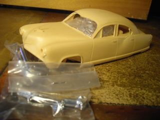 R&r Resin 1953 Kaiser 4 Dr Fastback Body & Parts Builder Kit Vintage Rare