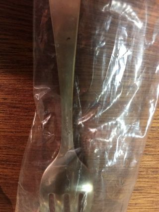 NRA Sterling Silver Demitasse Spoon,  Soup Spoon,  And Dinner Fork.  Pkg 5