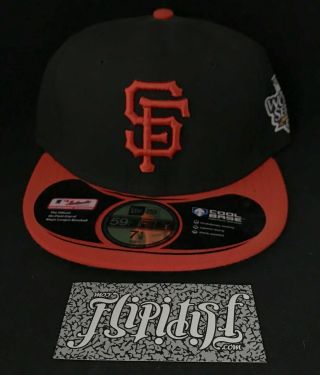 Vtg 2010 World Series San Francisco Giants Mlb Baseball Hat Cap Fitted 7 1/8