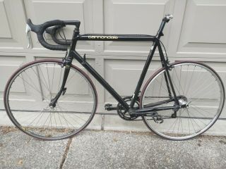 Vintage Cannondale Black Lightning Road Bicycle