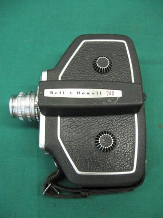 Vintage Bell & Howell 240 16 mm Movie Camera and Guaranteed 4