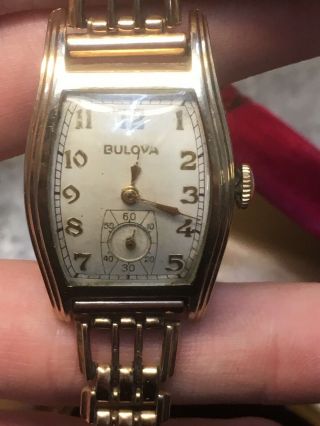 Vintage Bulova Wristwatch with 15 Jewel 10AE Movement Not W/ Box/papers 5