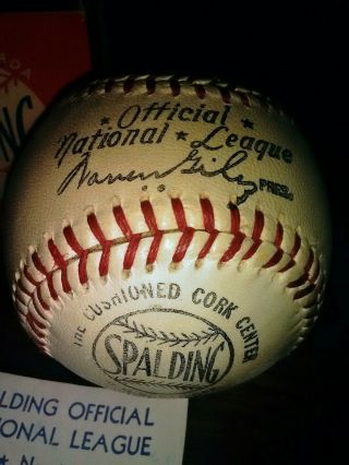 VTG Spalding Official National League Baseball Warren Giles 1952 - 1957 NOS w BOX 2