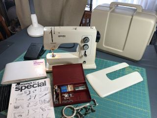 Vintage Bernina 801 Sewing Machine - W/pedal,  Case,  Accessories & Serviced