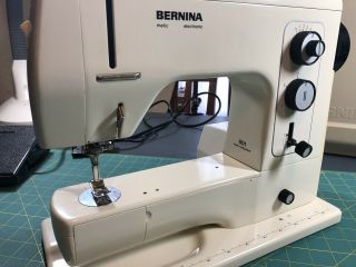 Vintage Bernina 801 Sewing Machine - w/Pedal,  Case,  Accessories & Serviced 9