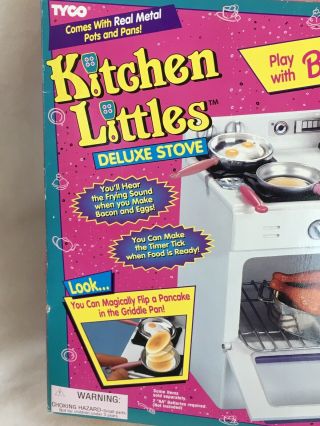 1995 Tyco Kitchen Littles Deluxe Stove Set for Barbie 3